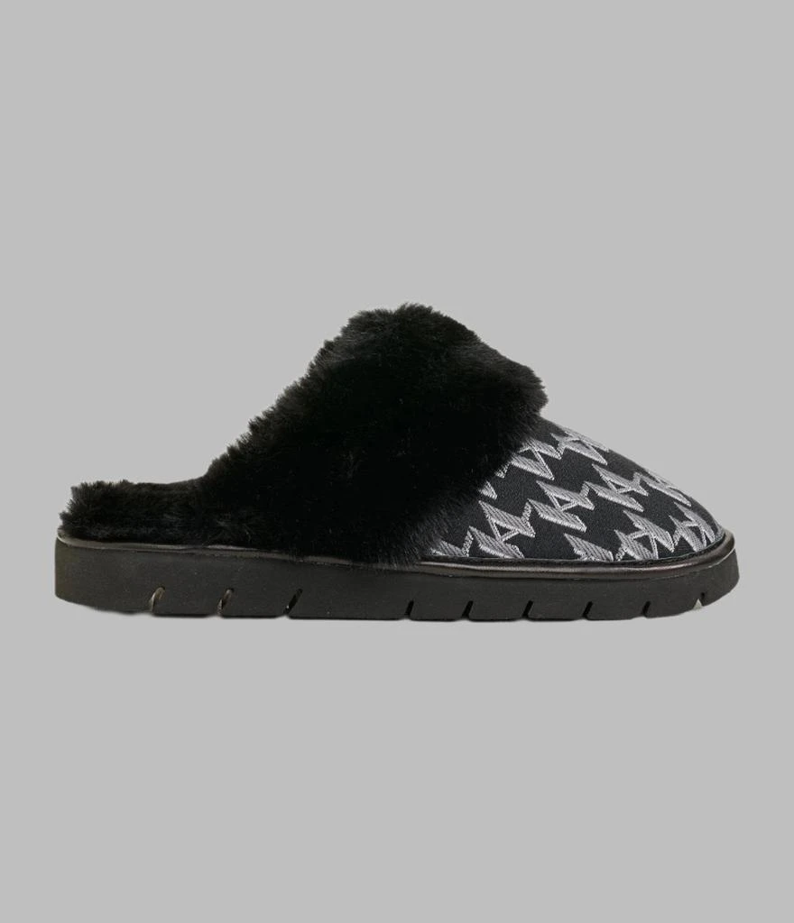 Karl Lagerfeld Paris NATASHA MONOGRAM FAUX FUR SLIPPER from Karl Lagerfeld Paris