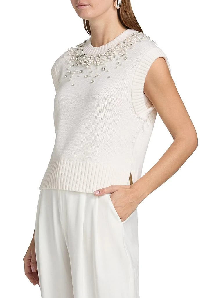 SIMKHAI Candra Embellished Sweater Vest 4