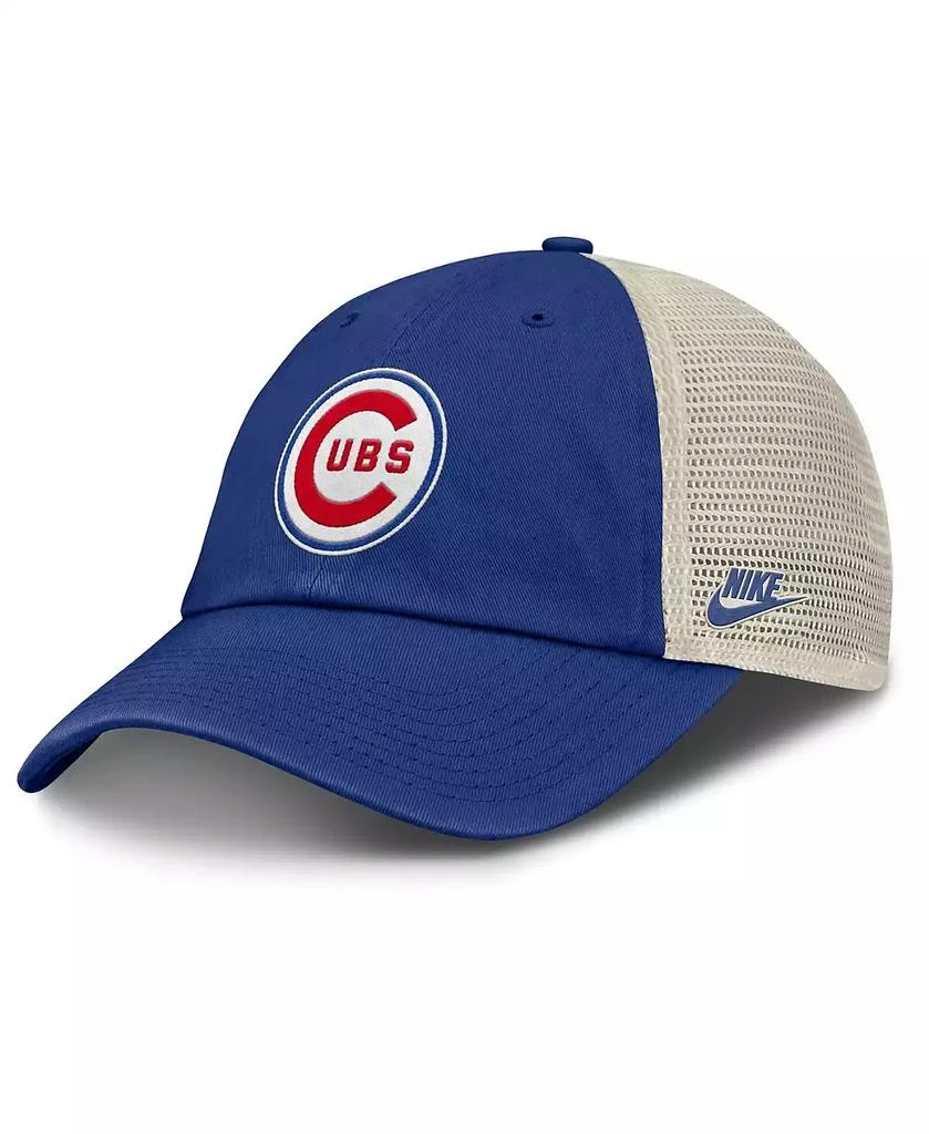 Nike Heritage86 Dri-Fit Chicago Cubs Embroidered Trucker Mesh Strapback Hat Cap Nike Dri Fit Heritage86 Chicago Cubs Hat Cap Trucker Mens  main image 2