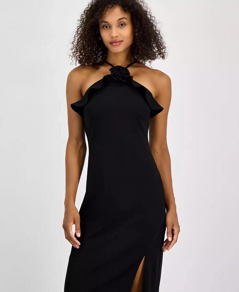 amazing black wedding dresses ALLISON / Sparkling Black Wedding Dress with Removable Train main image 0