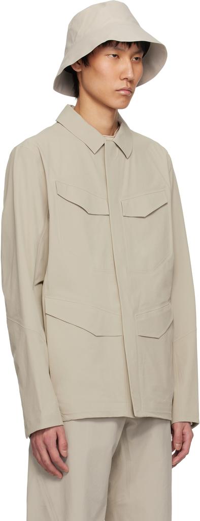 Veilance Beige Field Softshell Jacket