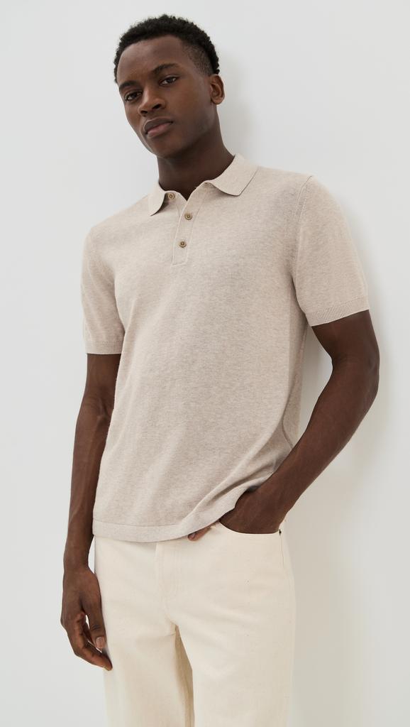 REIGNING CHAMP Cotton Cashmere Riviera Polo