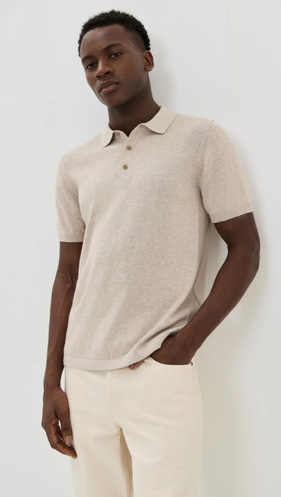 REIGNING CHAMP Cotton Cashmere Riviera Polo 1