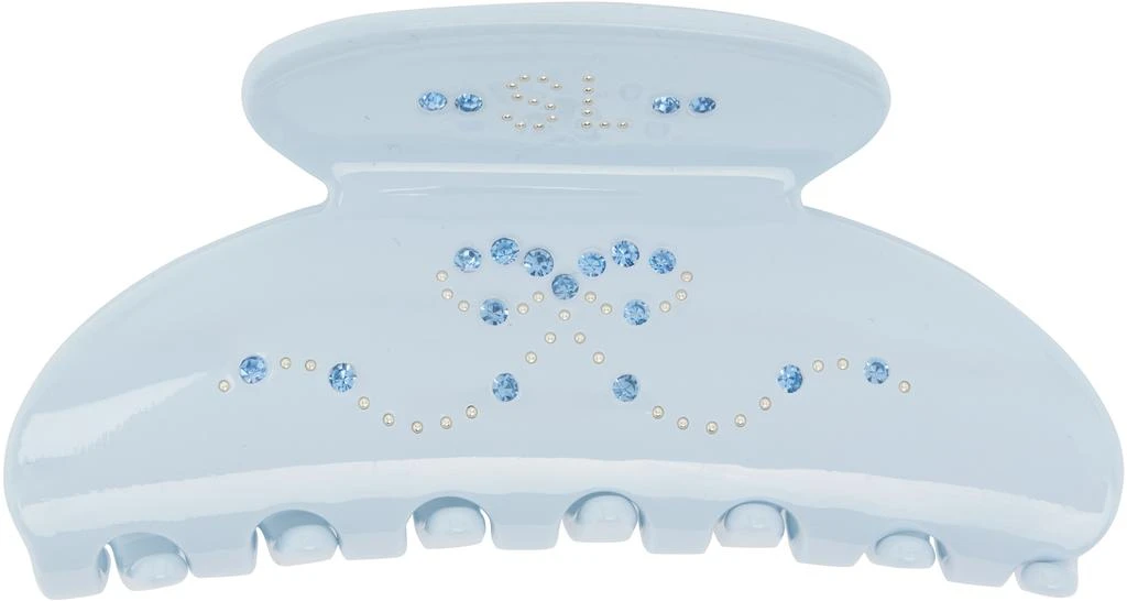 Sandy Liang Blue Princess Hair Claw Hair Clip