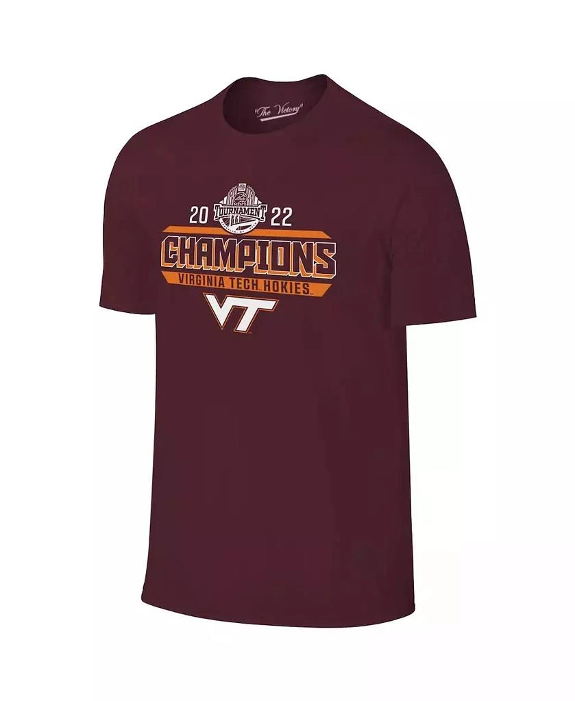 The Original Retro Brand Men's Maroon Virginia Tech Hokies 2022 ACC Men's Basketball Conference Tournament Champions Locker Room T-shirt 4