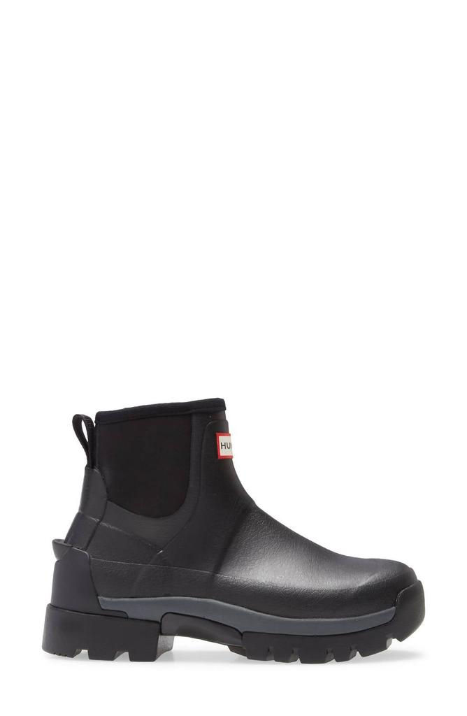 Hunter Women's Field Balmoral Hybrid Chelsea Rain Boot In Black