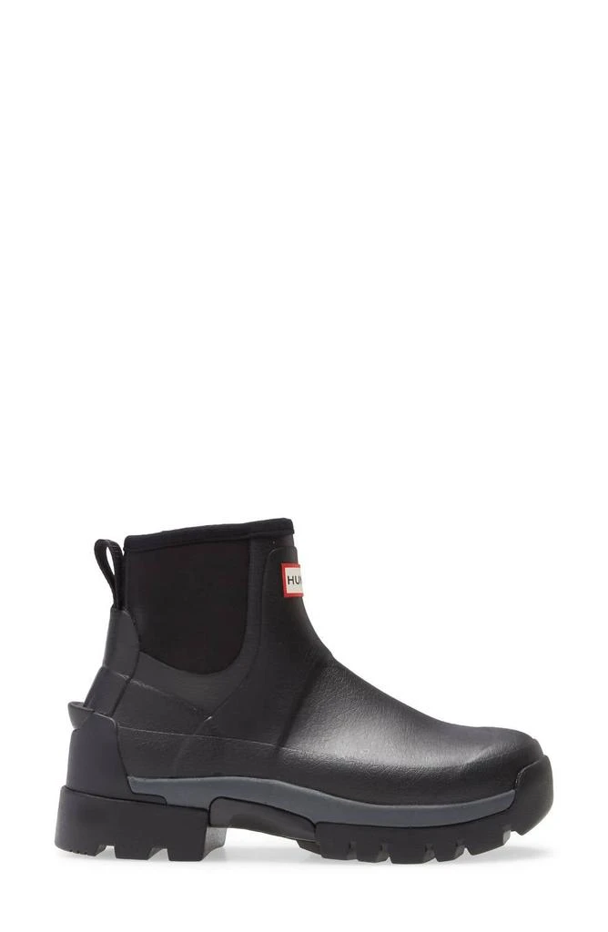 Hunter Women's Field Balmoral Hybrid Chelsea Rain Boot In Black 2