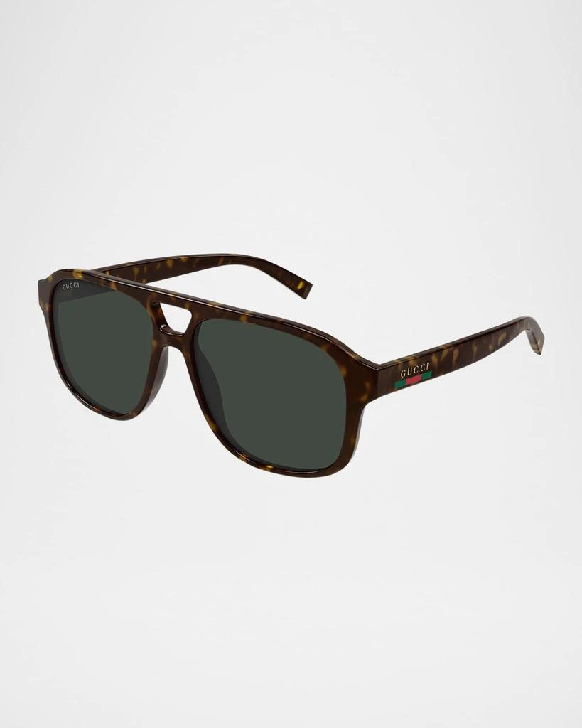 Gucci Men's GG1856SM Plastic Aviator Sunglasses 3