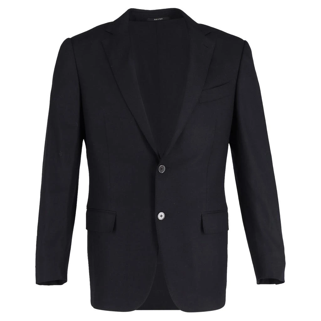 Ermenegildo Zenga Ermenegildo Zegna 15 Mil Mil 15 Blazer in Black Wool 1
