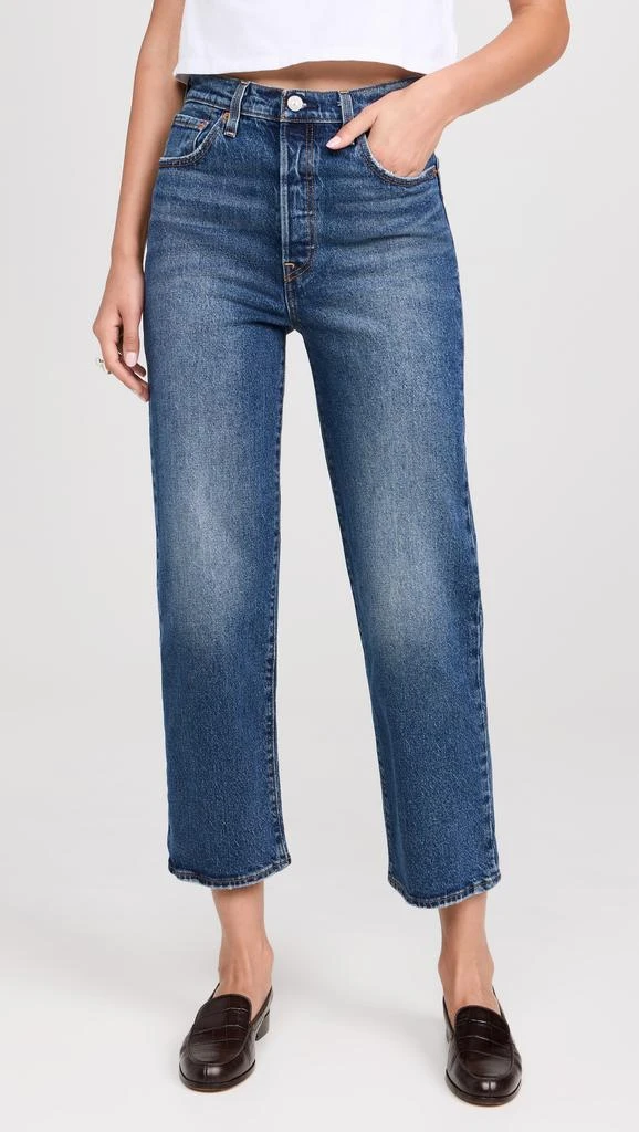 Levi
s Ribcage Straight Ankle Jeans