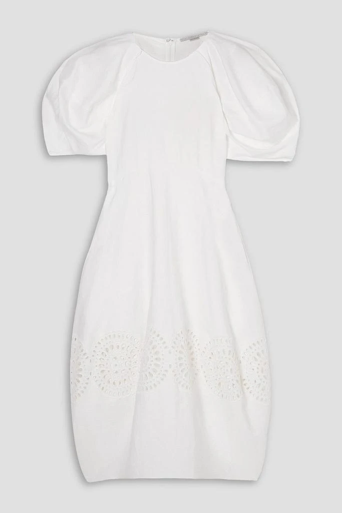Stella McCartney Broderie anglaise poplin midi dress 1