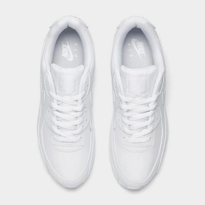 NIKE Men's Nike Air Max 90 Leather Casual Shoes 5