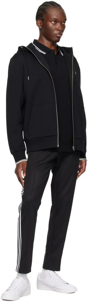 Fred Perry Black Zip Through Hoodie 4