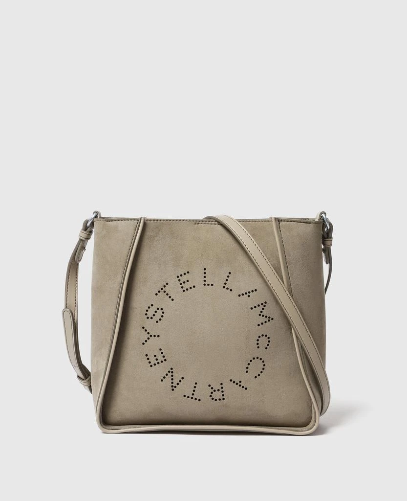 Stella McCartney Stella McCartney - Logo Square Crossbody Bag, Woman, Khaki 1