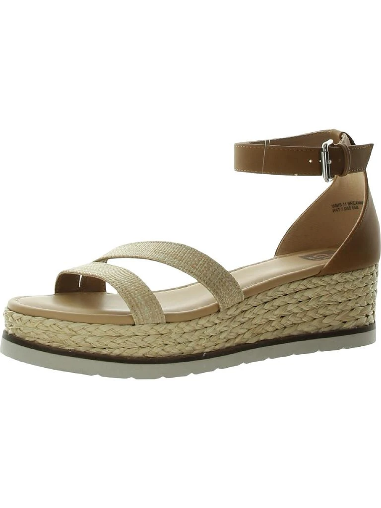 Dolce Vita Breanne Womens Faux Leather Ankle Strap Espadrilles 1
