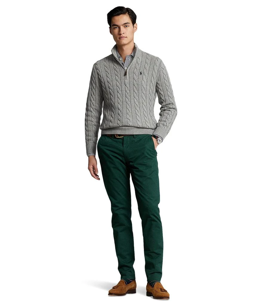 Ralph Lauren Long Sleeve Cotton Cable 1/2 Zip 4