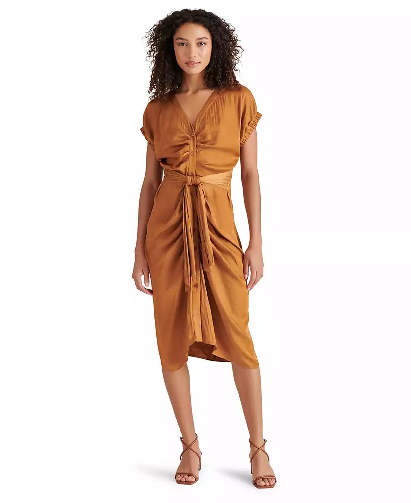 大人気★【STEVE MADDEN】MAISHA ピンタック ミニドレス Steve Madden Women's Maisha Pintucked Mini Dress - Compare