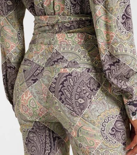 ETRO Paisley high-rise flared pants 6