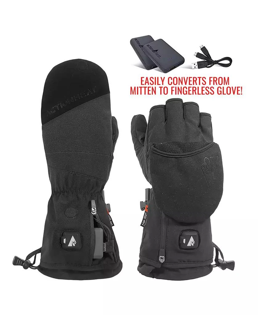 ActionHeat Men's 5V Battery Heated Glomitt Black - 8