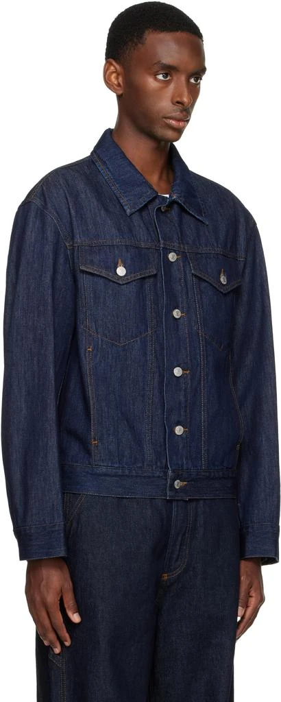 Dries Van Noten Navy Short Denim Jacket 2