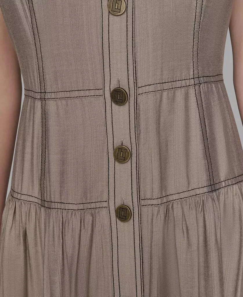 Karl Lagerfeld Paris Women's Sleeveless Tiered Dress, P/XS-XL 4