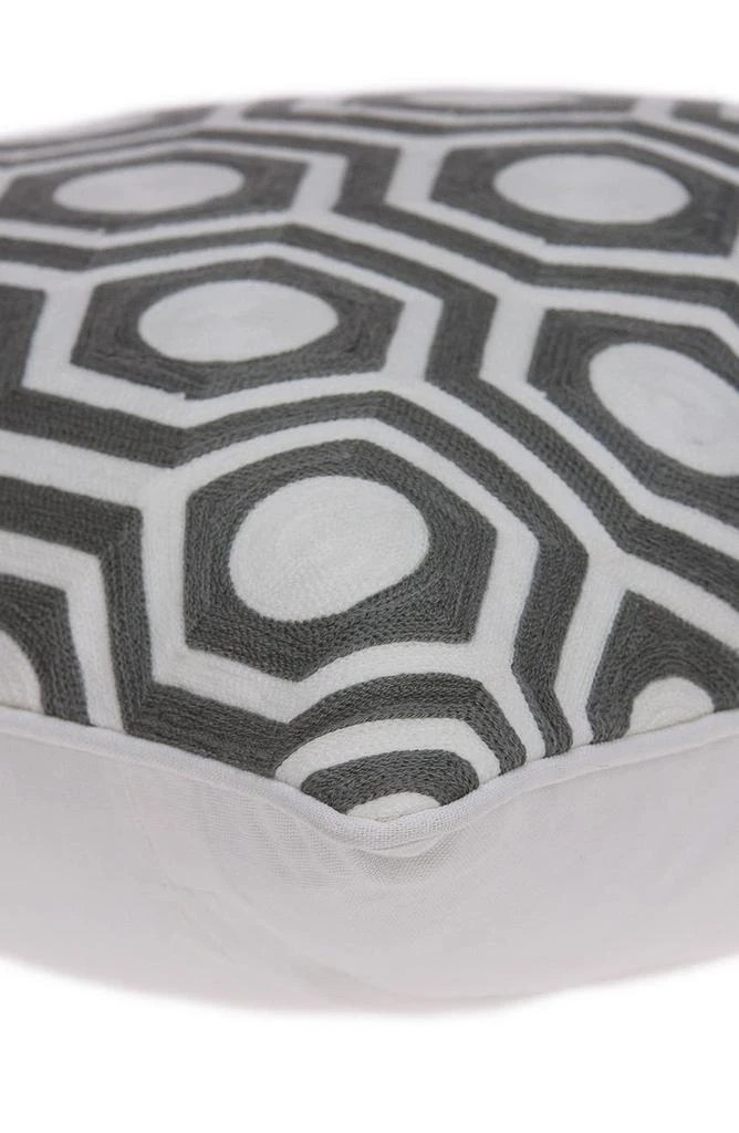 Parkland Ursae Traditional Pillow - 20" x 20" - Grey 5