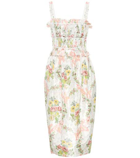 Brock Collection Palmira floral silk-blend dress