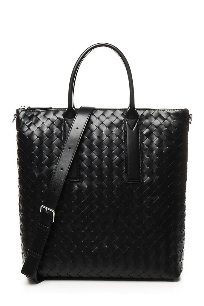 Bottega Veneta Bottega Veneta Intrecciato Zipped North-South Tote Bag 1