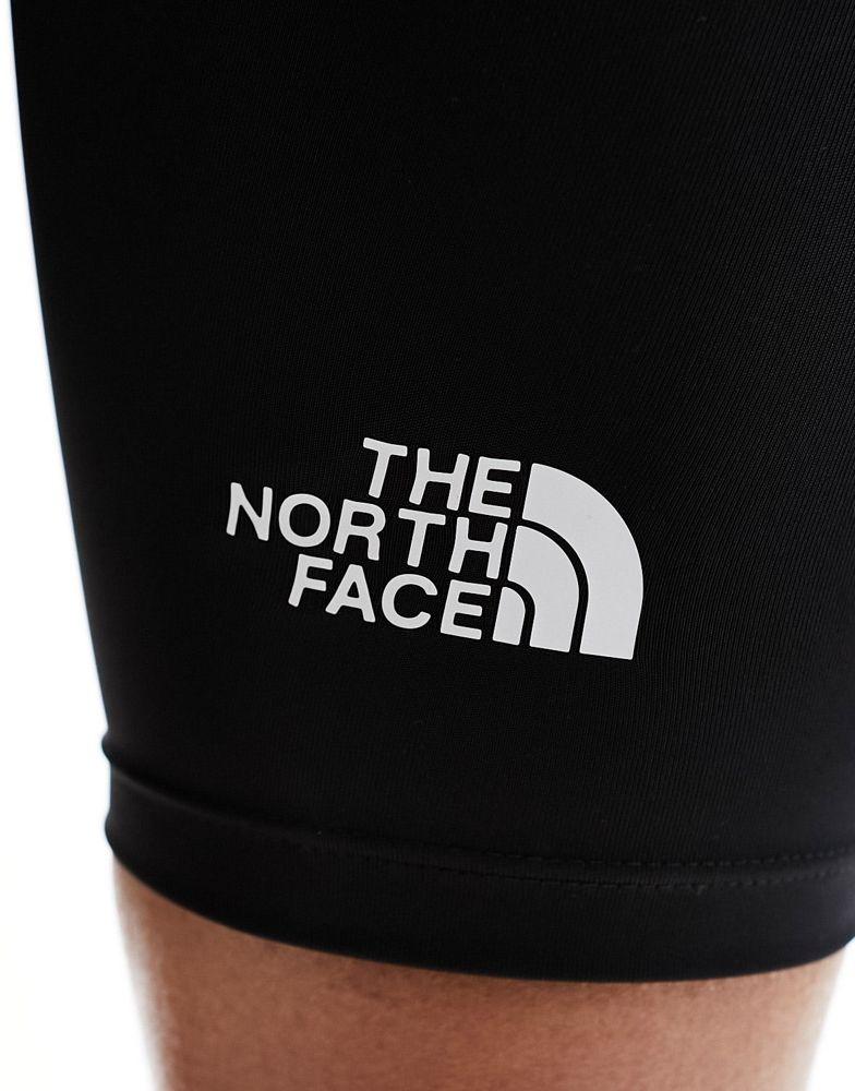 The North Face The North Face Flex logo legging shorts in black
