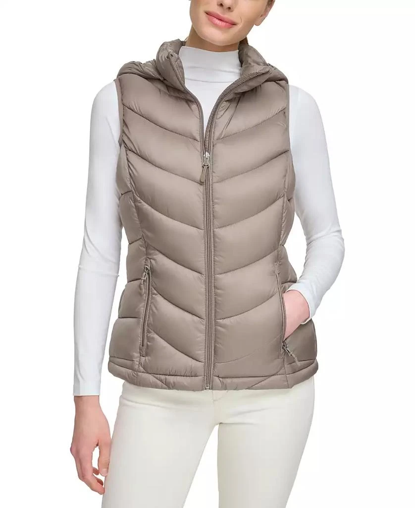 Charter Club Women's Packable Hooded Puffer Vest, Created for Macy's 1