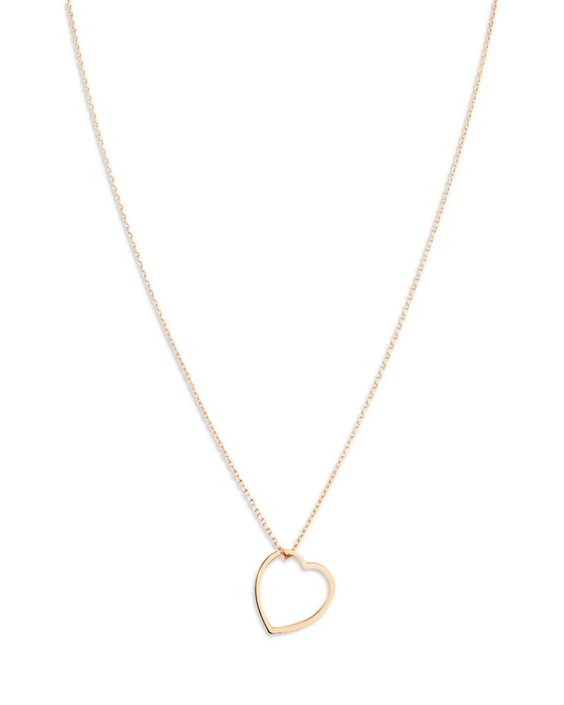 Repossi 18K Rose Gold Antifer Heart Long Pendant Necklace, 23.5-27.5" 1