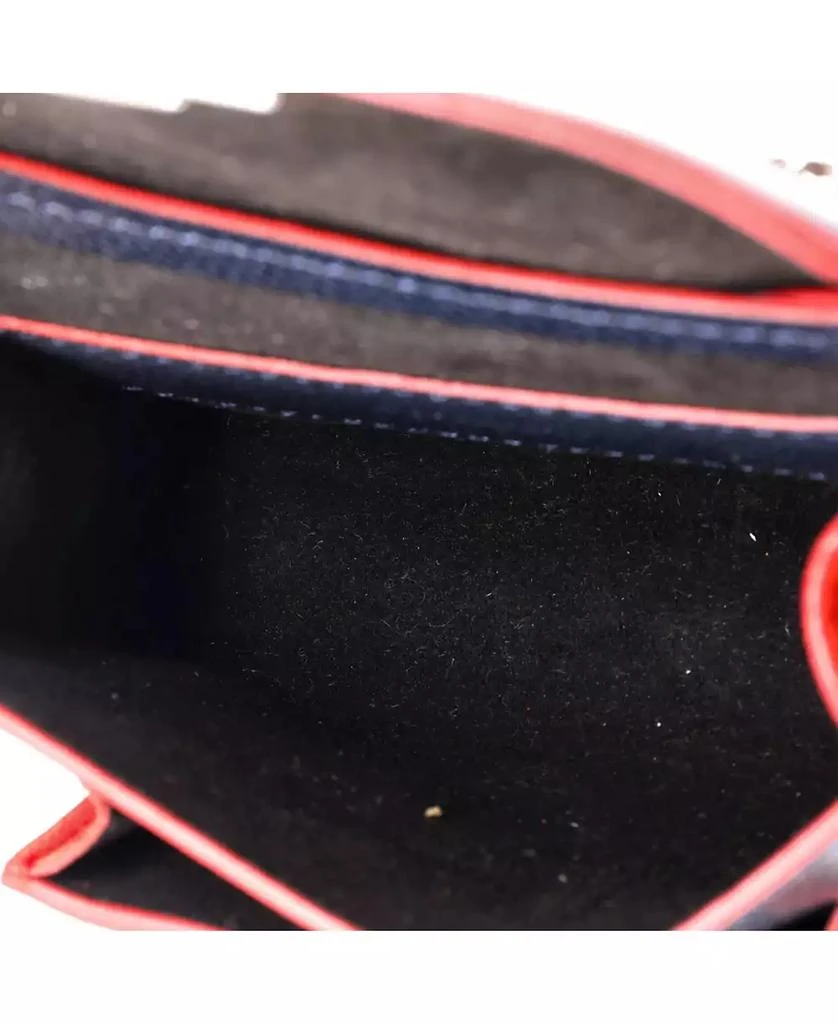 Pre-Owned Givenchy Mini GV3 Flap Bag Leather with Suede 5