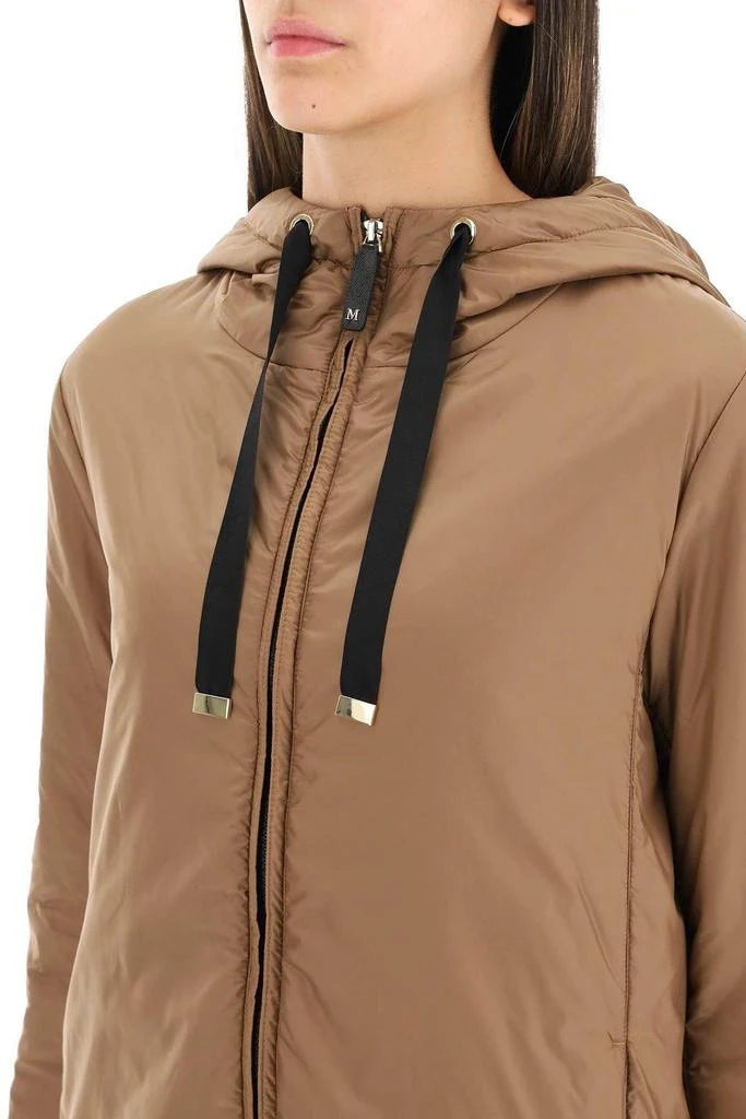 MAX MARA THE CUBE GREENH HOODED JACKET 5