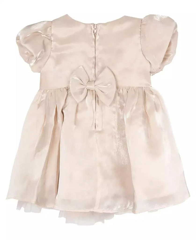Rare Editions Baby Girls Shimmer Organza Social Dress 2