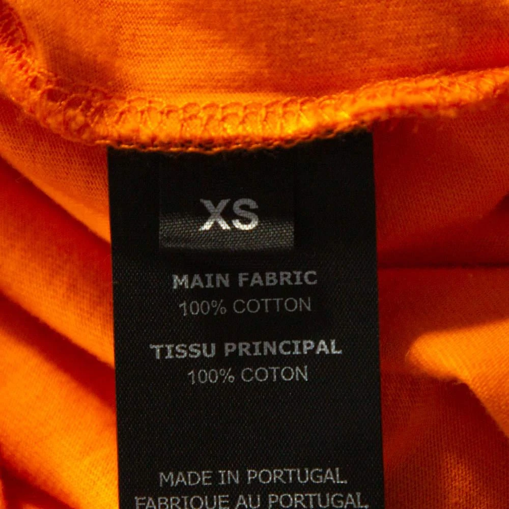 Vetements Vetements Orange Pets Print Cotton Oversized Hoodie XS 6