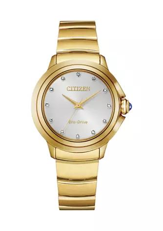 Citizen Citizen Women's Ceci Gold Tone Stainless Steel Bracelet Watch