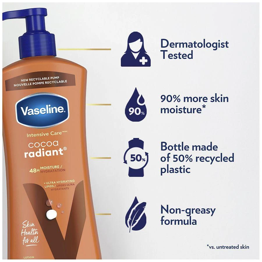 Vaseline Body lotion Cocoa Radiant Cocoa Radiant 8