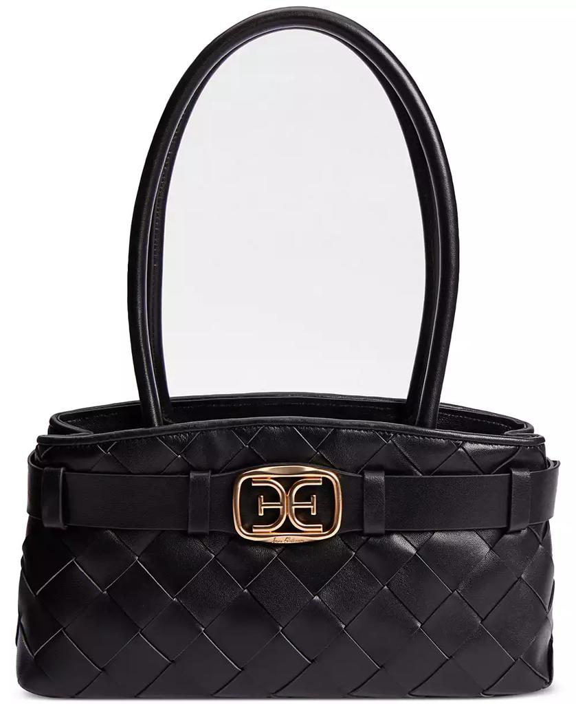 Sam Edelman Cleo Medium Woven Leather Satchel