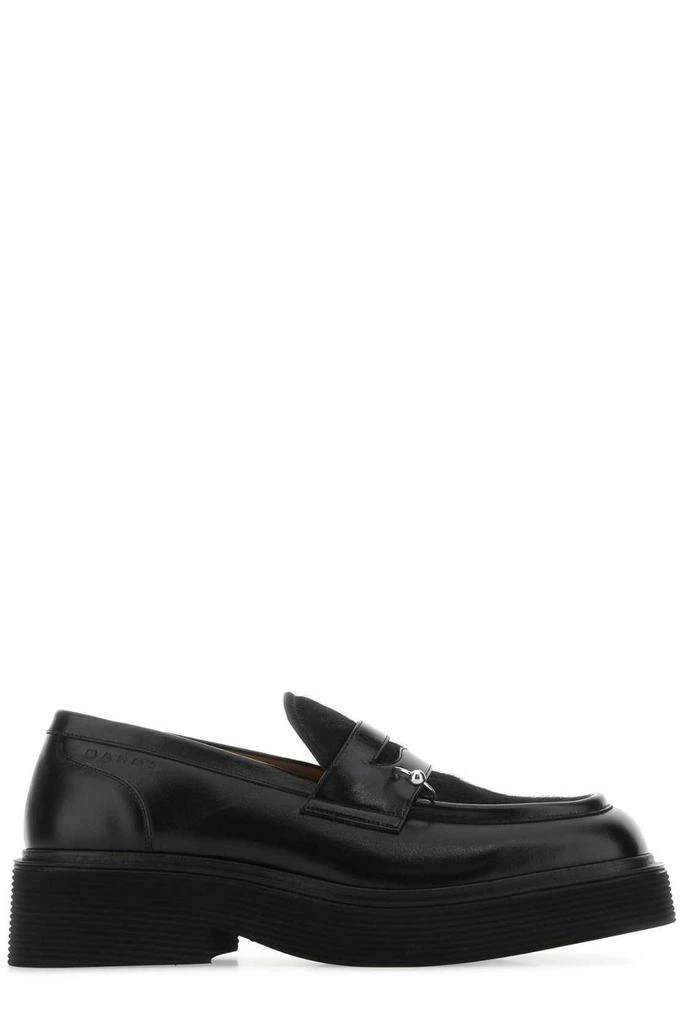 Marni Marni Pierced Hair Slip-On Loafers 1