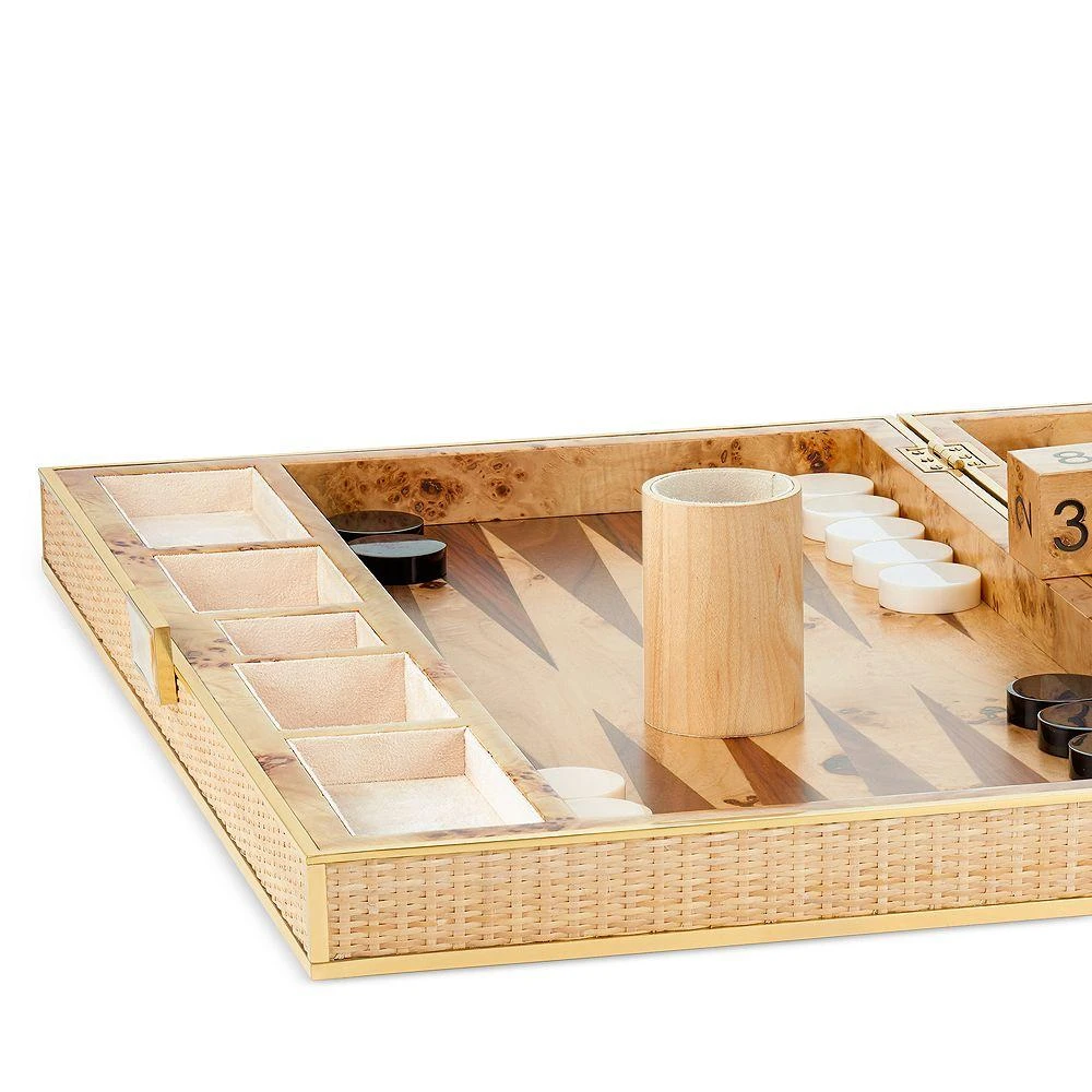 AERIN Cane Backgammon Set 3