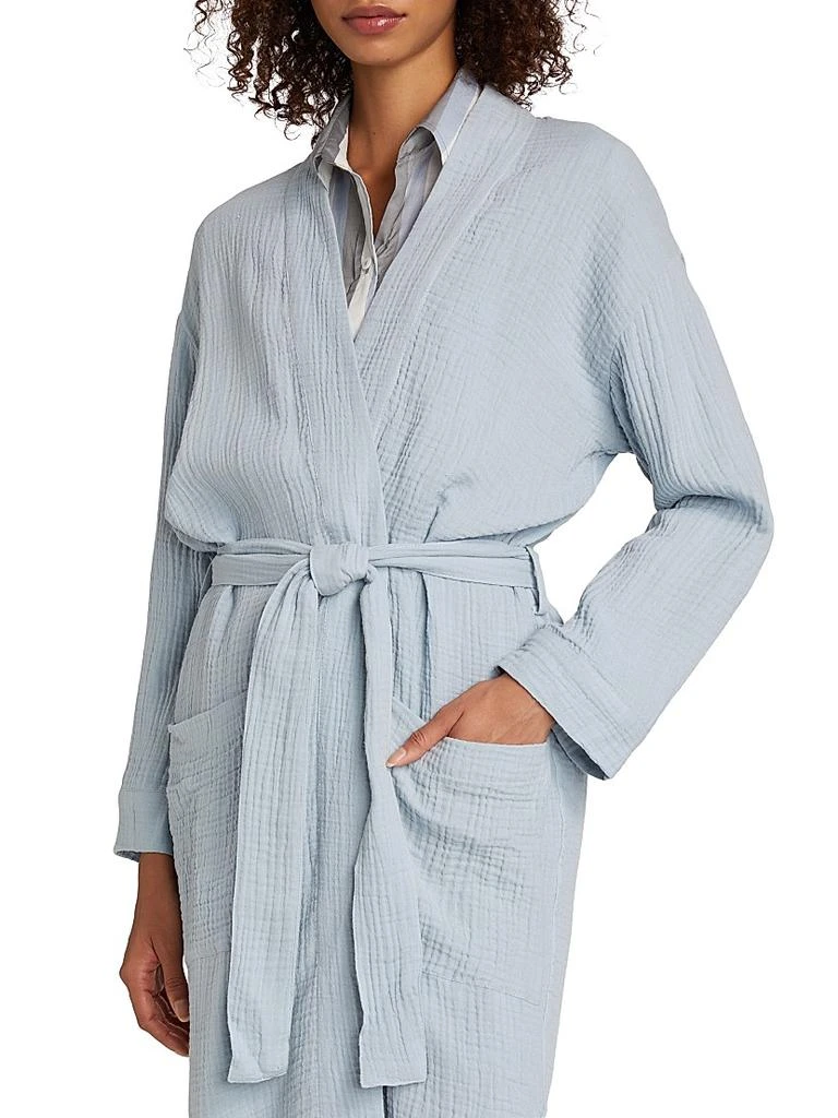 Pour Les Femmes Angel Cotton Gauze Long Robe 6
