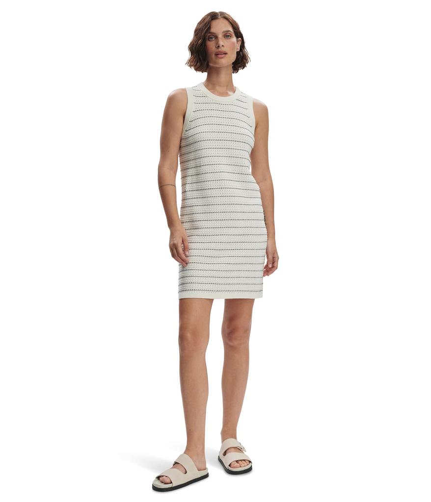 Varley Mindy Contrast Stitch Knit Dress