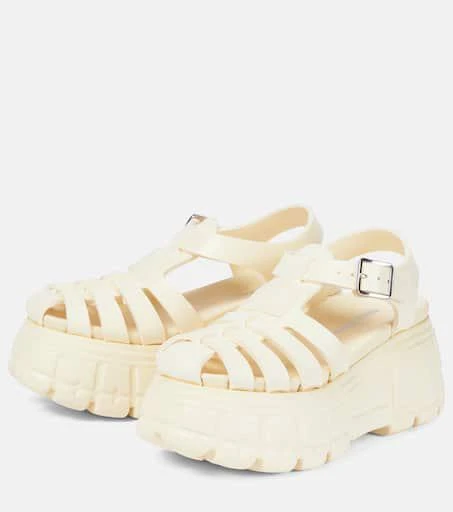 Miu Miu Fisherman platform sandals 5