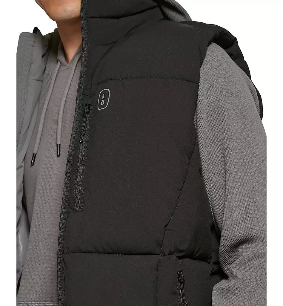 BASS OUTDOOR Men's Glacier Quilted Full-Zip Hiking Vest 6