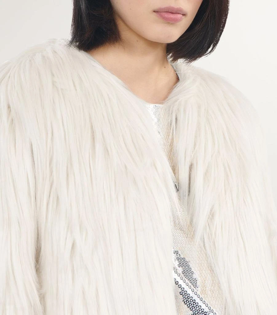 The Kooples Faux Fur Shag Jacket 6