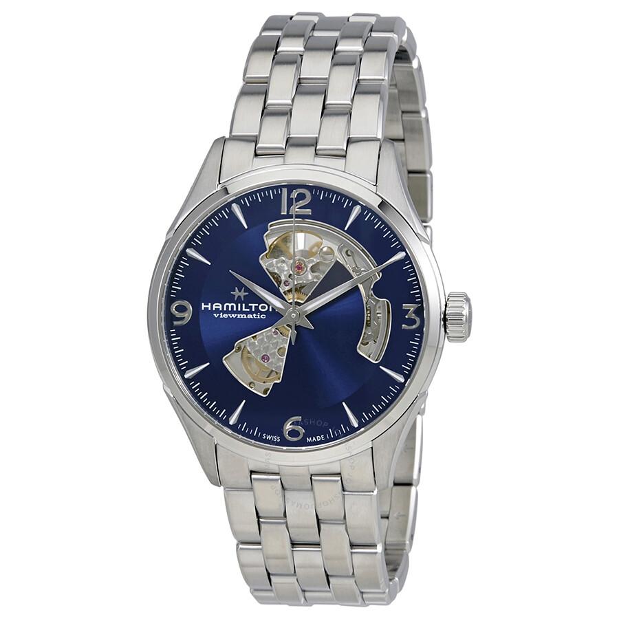 Hamilton Jazzmaster Automatic Open Heart Blue Dial Men's Watch H32705141