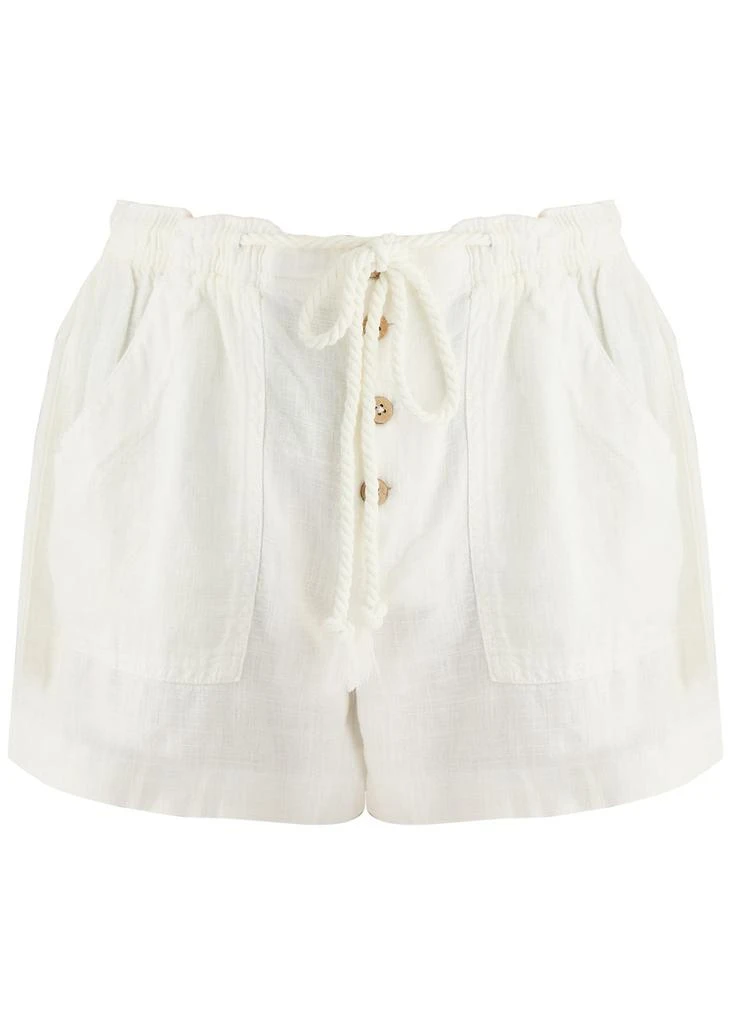 Free People Westmoreland linen-blend shorts 1