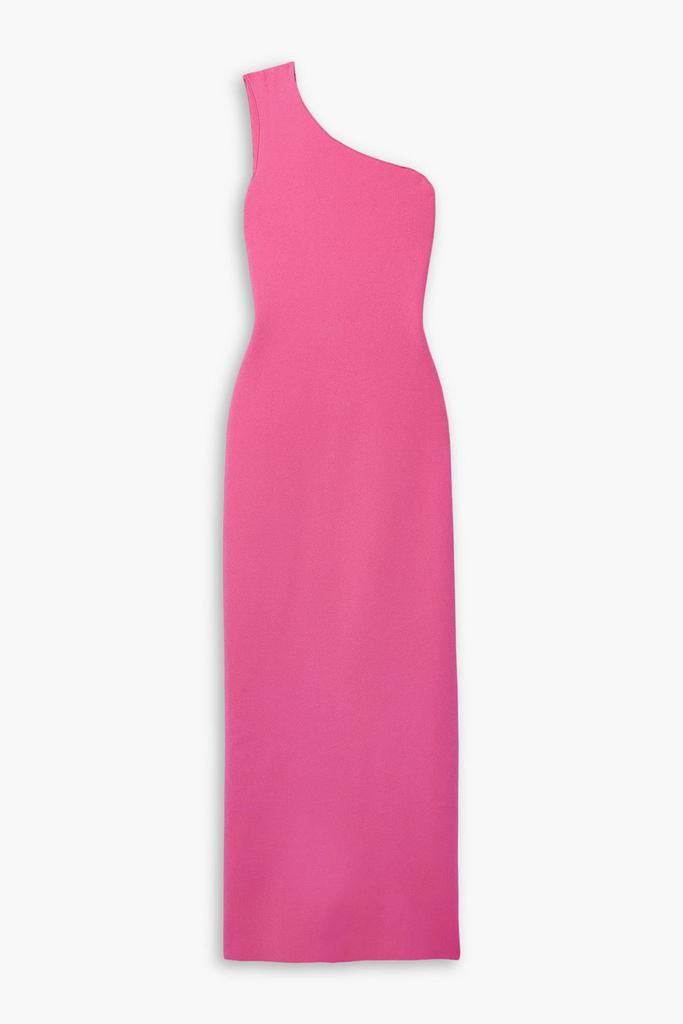 ADAM LIPPES One-shoulder draped knitted maxi dress