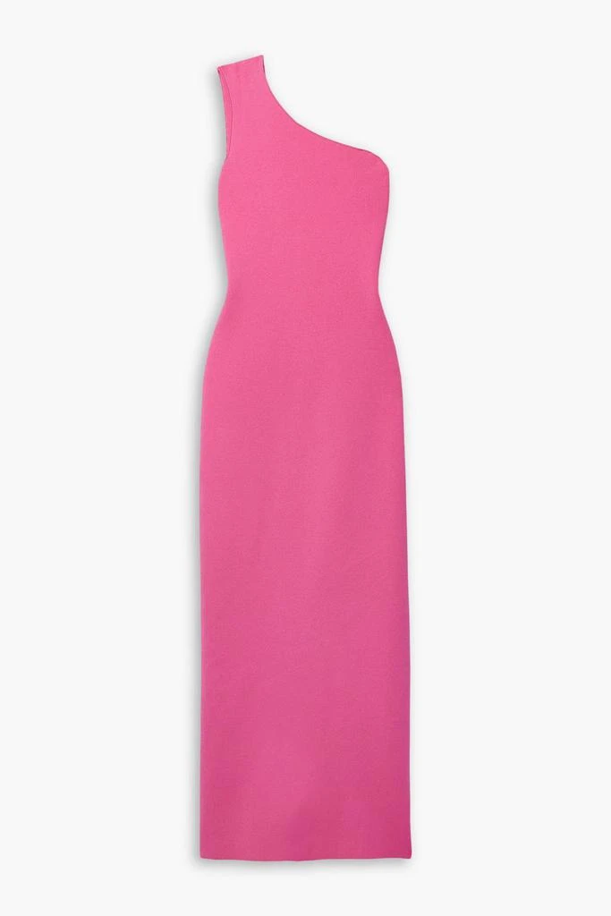 ADAM LIPPES One-shoulder draped knitted maxi dress 1