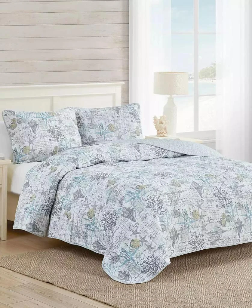 Tommy Bahama Beach Bliss Reversible 2 Piece Quilt Set 3